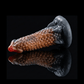 Vritra dragon dildo of the Emberfall Dominion -- Ember colourway -- hand-poured platinum silicone -- Dragon Dildo®