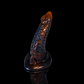 Vritra dragon dildo of the Emberfall Dominion -- Ember colourway -- hand-poured platinum silicone -- Dragon Dildo®