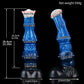 Each-Uisge horse dildo in the Voidstrike colourway -- platinum silicone -- Dragon Dildo®