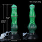 Cu ejaculating Sith monster dildo in the Verdantclaw colourway -- platinum silicone -- Dragon Dildo®