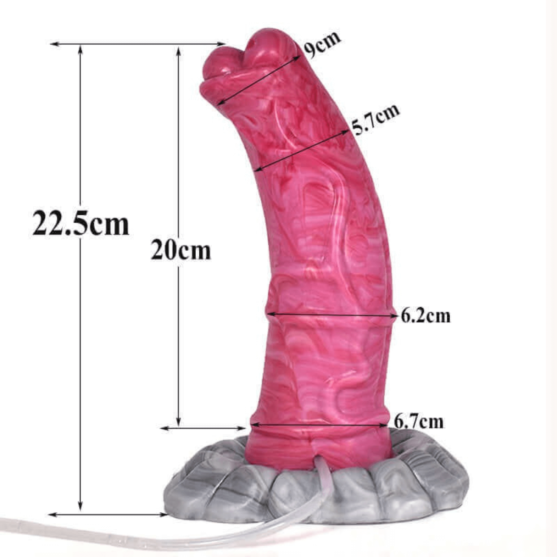 Dragon Dildo™ | Horse Dildo - Paso Fino Ejaculating Colour: Pink