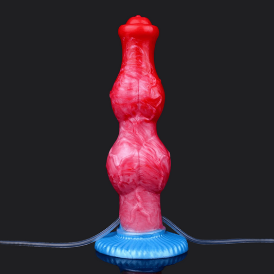 Dragon Dildo™ | Grootslang - Ejaculating Inflatable Dildo M Colour: Red