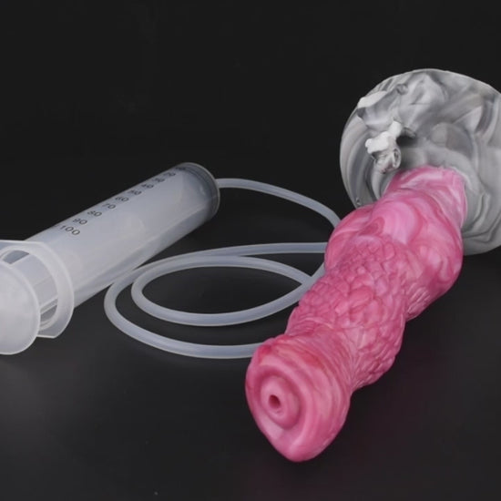 Dragon Dildo® | Amarok - Ejaculating Wolf Dildo Colour: Pink