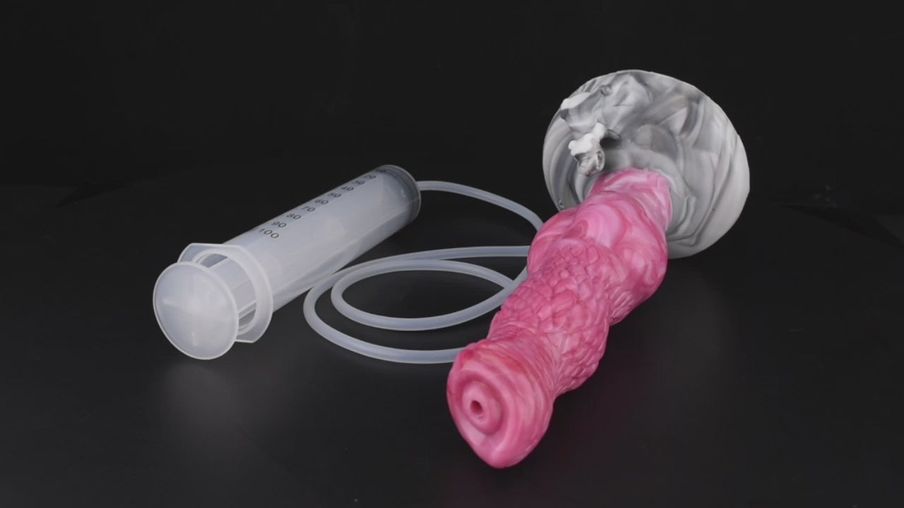 Dragon Dildo® | Amarok - Ejaculating Wolf Dildo Colour: Pink