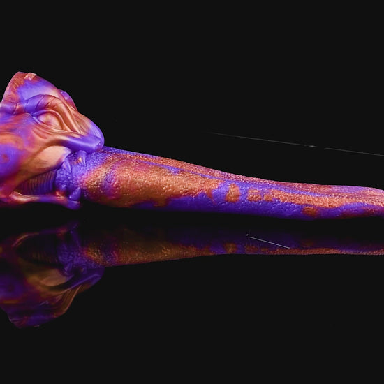 Dragon Dildo® | Demon King's Tongue Dildo Colour: Purple & Orange