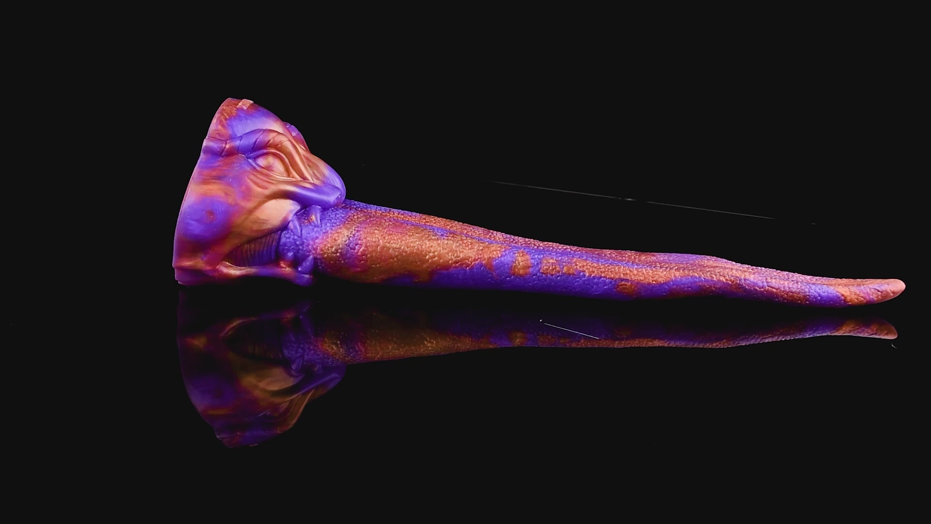 Dragon Dildo® | Demon King's Tongue Dildo Colour: Purple & Orange